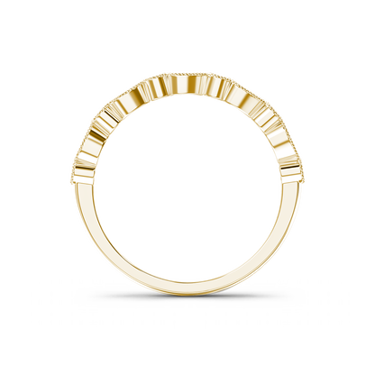 Radiant Teardrop Harmony Ring