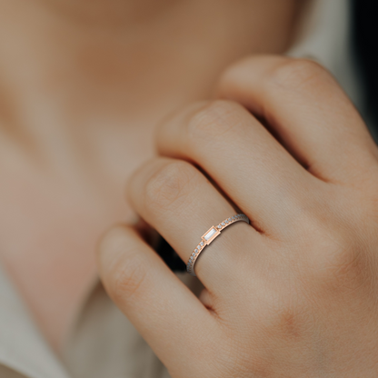 Baguette Sparkle Ring